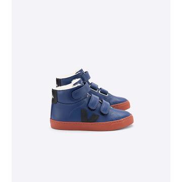 Dětské Vysoké Veja ESPLAR MID FURED LEATHER Blankyt | CZ 689MQZ